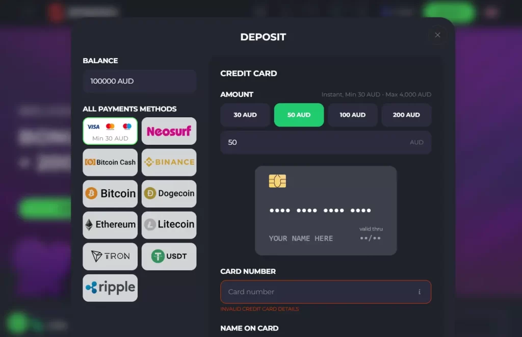 Deposit Process